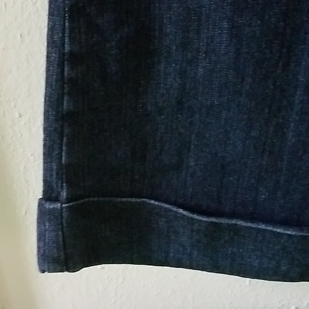 NWT Revolt Dark Wash Ruched Waist Side Pockets - Picture 4 of 7